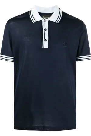 BILLIONAIRE Heren, Tops, Blauw, Maat: 3XL Katoen