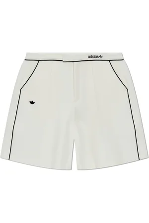 adidas Dames, Korte broeken, Wit, Maat: L Poliester