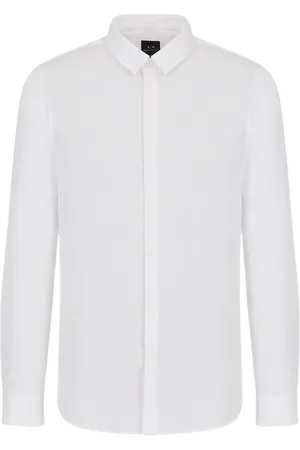 Armani Exchange Heren, Overhemden, Wit, Maat: L