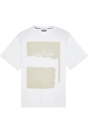 Stone Island Heren, Tops, Wit, Maat: S Katoen