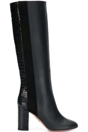 Aquazzura Dames, Schoenen, Zwart, Maat: 40 EU Leer