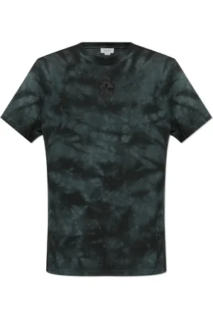 Alexander McQueen Heren, Tops, Blauw, Maat: M Katoen