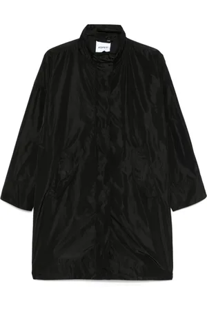Aspesi Dames, Mantels, Zwart, Maat: XS Poliester
