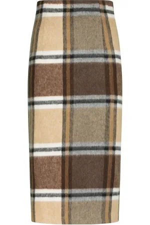Nicowa Dames, Rokken, Bruin, Maat: XS Wol