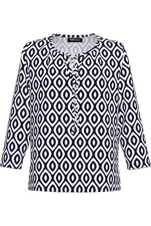 Frank Walder Dames, Tops, Blauw, Maat: XL