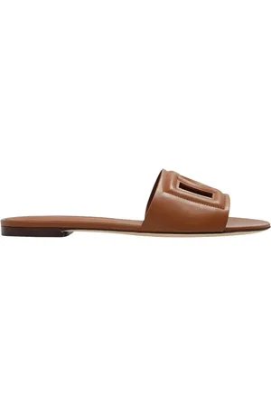 Dolce & Gabbana Dames, Schoenen, Bruin, Maat: 36 EU Leer
