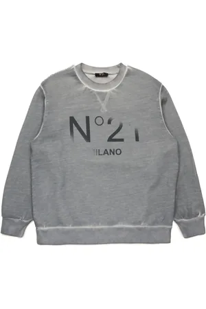 Nº21 Dames, Sweatshirts & Hoodies, Grijs, Maat: L