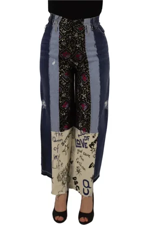 Dolce & Gabbana Dames, Jeans, Veelkleurig, Maat: S Katoen