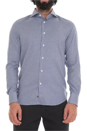 Carrel Heren, Overhemden, Blauw, Maat: 2XL Katoen