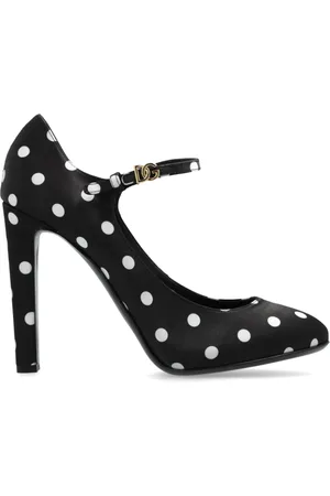 Dolce & Gabbana Dames, Schoenen, Zwart, Maat: 37 EU Satijn
