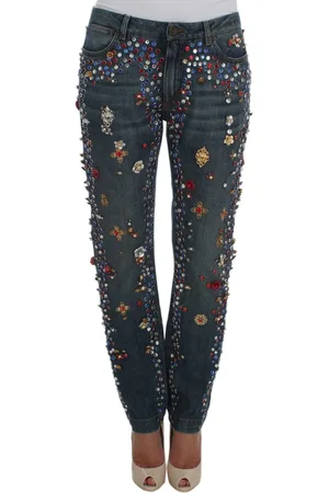 Dolce & Gabbana Dames, Jeans, Veelkleurig, Maat: 2XS