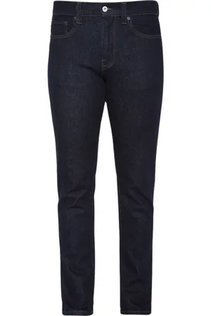Schott NYC Heren, Jeans, Blauw, Maat: W29 L34 Katoen