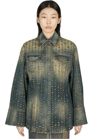 BLUMARINE Dames, Jassen, Blauw, Maat: XS Denim