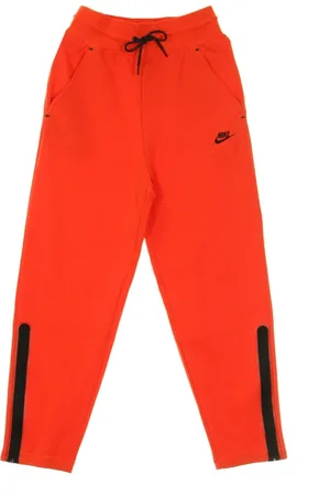 Nike Dames, Broeken, Rood, Maat: M Fleece