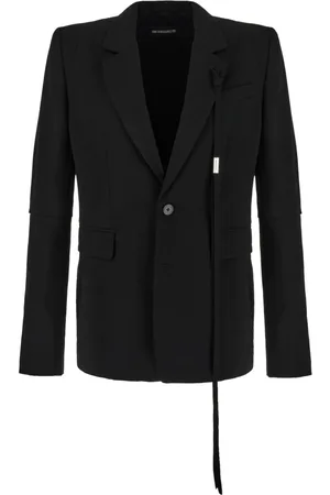 ANN DEMEULEMEESTER Heren, Jassen, Zwart, Maat: XL Wol