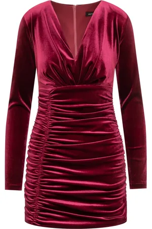 ACTUALEE Dames, Jurken, Rood, Maat: S
