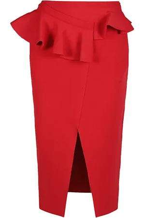 Alexander McQueen Dames, Rokken, Rood, Maat: M