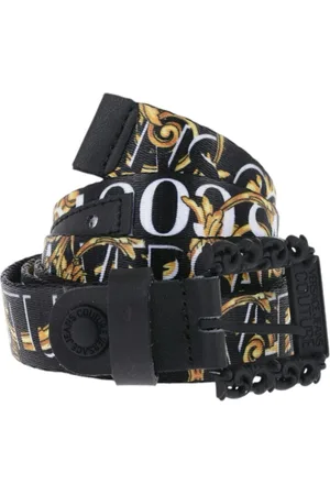 VERSACE Dames, Accessoires, Zwart, Maat: 105 CM Nylon