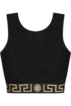 VERSACE Dames, Tops, Zwart, Maat: M