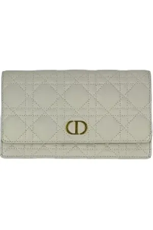 Dior Dames, Pre-owned, Wit, Maat: ONE Size Leer