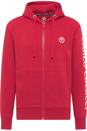 Carlo Colucci Heren, Sweatshirts & Hoodies, Rood, Maat: XL