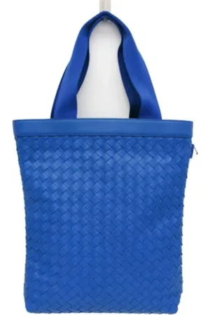 Bottega Veneta Dames, Pre-owned, Blauw, Maat: ONE Size Leer