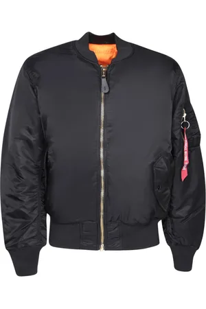 Alpha Industries Heren, Jassen, Zwart, Maat: XS Nylon