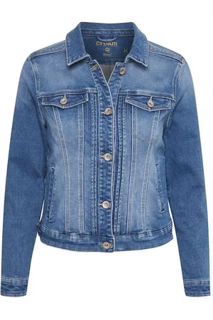 Cream Dames, Jassen, Blauw, Maat: M Denim