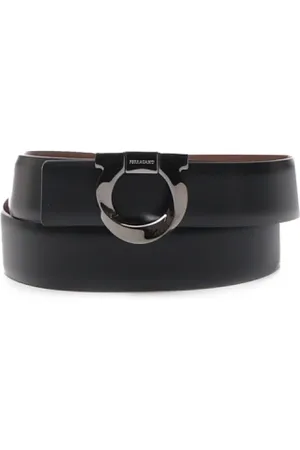 Salvatore Ferragamo Heren, Accessoires, Bruin, Maat: 110 CM Leer