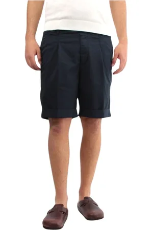 40 Weft Heren, Korte broeken, Blauw, Maat: M Katoen