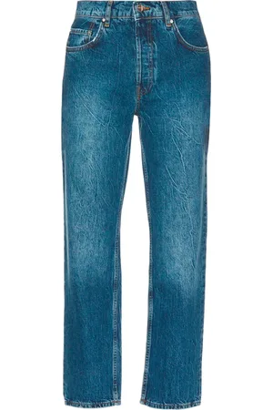 ANINE BING Dames, Jeans, Blauw, Maat: W25 Katoen