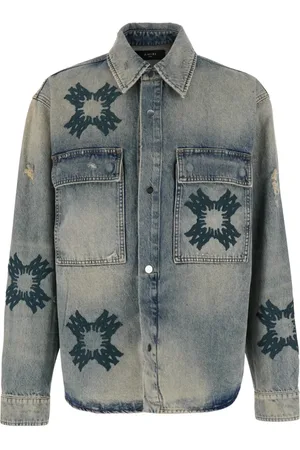 AMIRI Heren, Overhemden, Blauw, Maat: M Denim