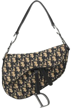 Dior Dames, Pre-owned, Blauw, Maat: ONE Size Leer