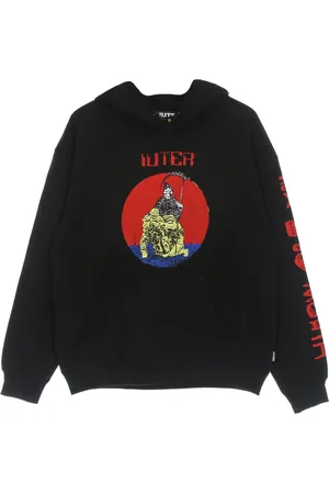 IUTER Heren, Sweatshirts & Hoodies, Zwart, Maat: XS Katoen