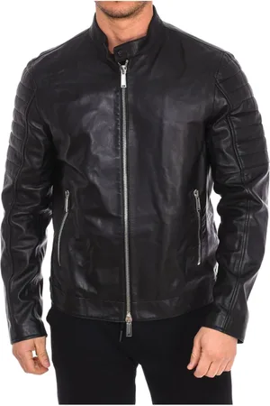 Dsquared2 Heren, Jassen, Zwart, Maat: L Leer