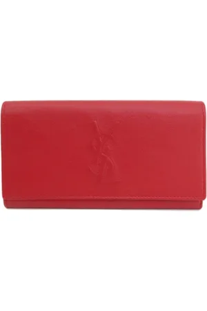 Saint Laurent Dames, Pre-owned, Rood, Maat: ONE Size Leer