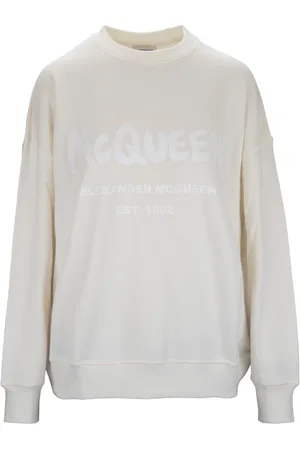 Alexander McQueen Dames, Sweatshirts & Hoodies, Wit, Maat: XS Katoen