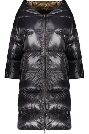 HERNO Dames, Mantels, Blauw, Maat: S Polyamide