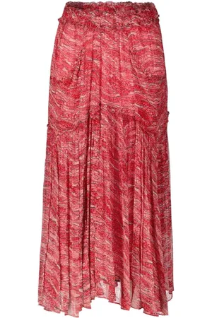 Isabel Marant Dames, Rokken, Rood, Maat: XL