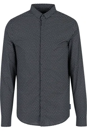 Armani Exchange Heren, Overhemden, Blauw, Maat: S