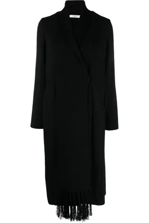 CHARLOTT Dames, Mantels, Zwart, Maat: M Zijde