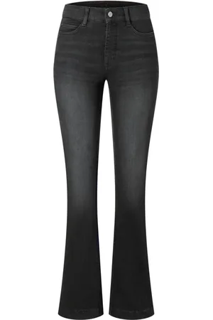 Mac Dames, Jeans, Zwart, Maat: S Katoen