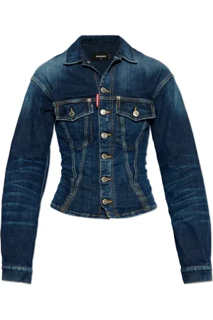 Dsquared2 Dames, Jassen, Blauw, Maat: 2XS Denim