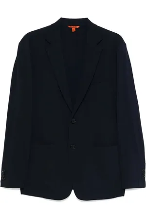 BARENA Heren, Jassen, Blauw, Maat: XL Linnen