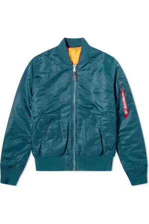 Alpha Industries Heren, Jassen, Blauw, Maat: L Nylon