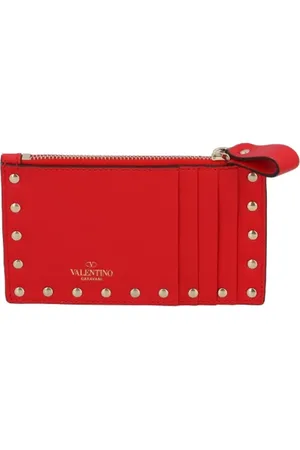VALENTINO Dames, Pre-owned, Rood, Maat: ONE Size Leer