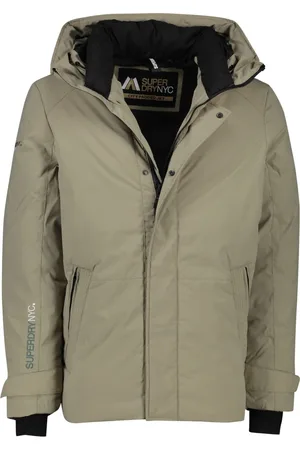 Superdry Heren, Jassen, Groen, Maat: 2XL Poliester
