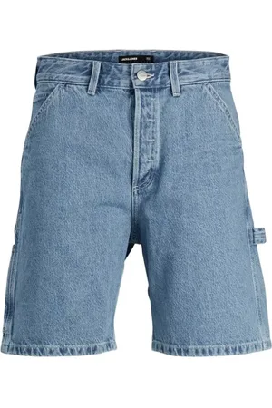 JACK & JONES Heren, Korte broeken, Blauw, Maat: L Katoen