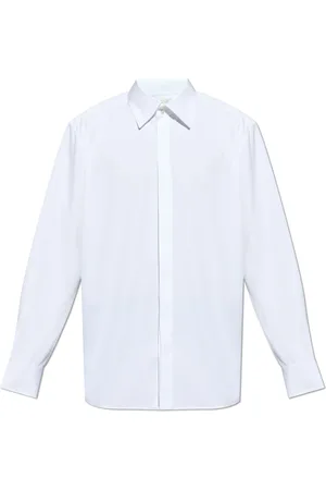 Saint Laurent Heren, Overhemden, Wit, Maat: XL Katoen