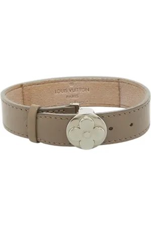 LOUIS VUITTON Dames, Pre-owned, Grijs, Maat: ONE Size Leer